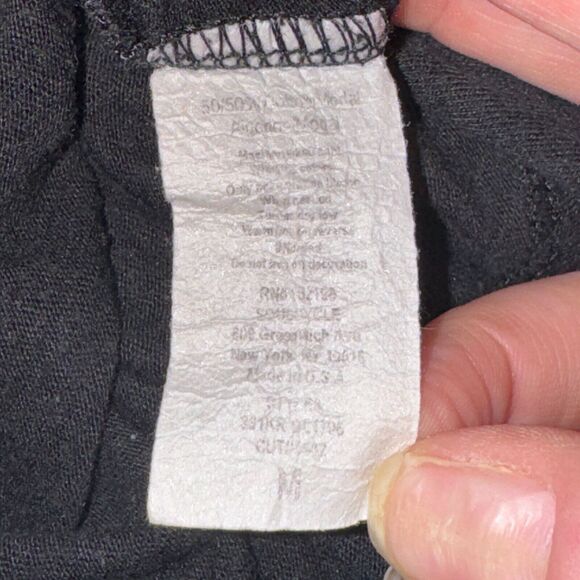 Soulcycle Muscle Tank Top Women's M Black White Wheel Design Small Spellout Back - Picture 6 of 6